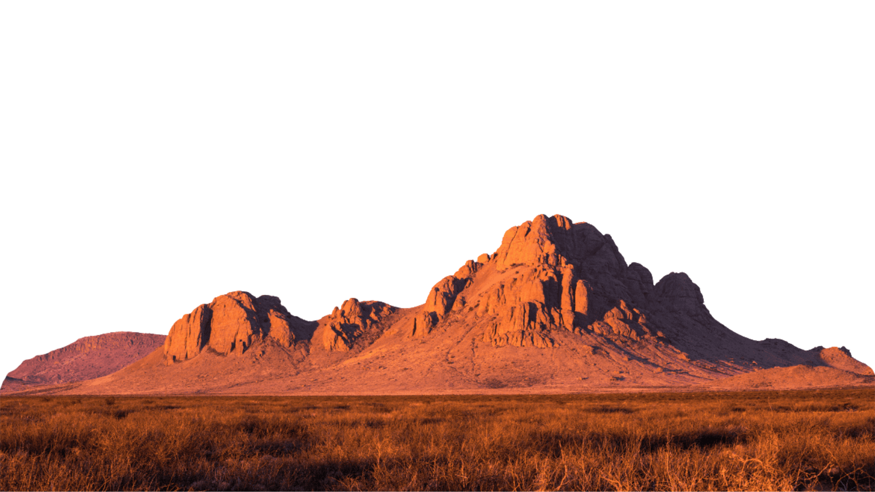 New Mexico mountains at sunset